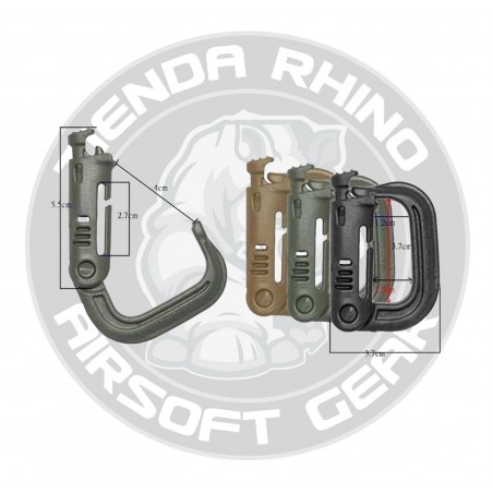 Gancho D-Ring molle militar