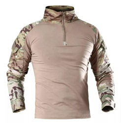 Polera tactica manga larga Multicam