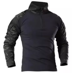 Polera tactica manga larga MulticamBlack