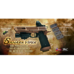 SRC SAHARA VIPER Dual Power System GBB Pistol (Gas Version)