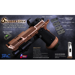 SRC SAHARA VIPER Dual Power System GBB Pistol (Gas Version)
