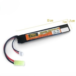 BATERÍA LIPO 7.4v 1500mAh 25C ZOP POWER ( Mini Tamiya )