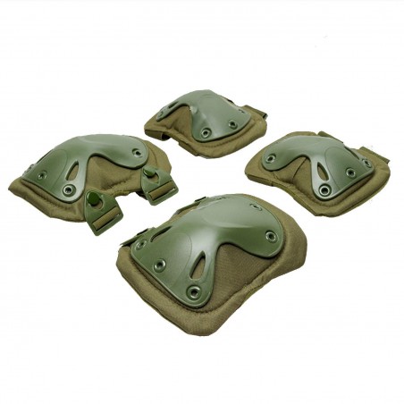 SET DE RODILLERAS Y CODERAS TACTICAS